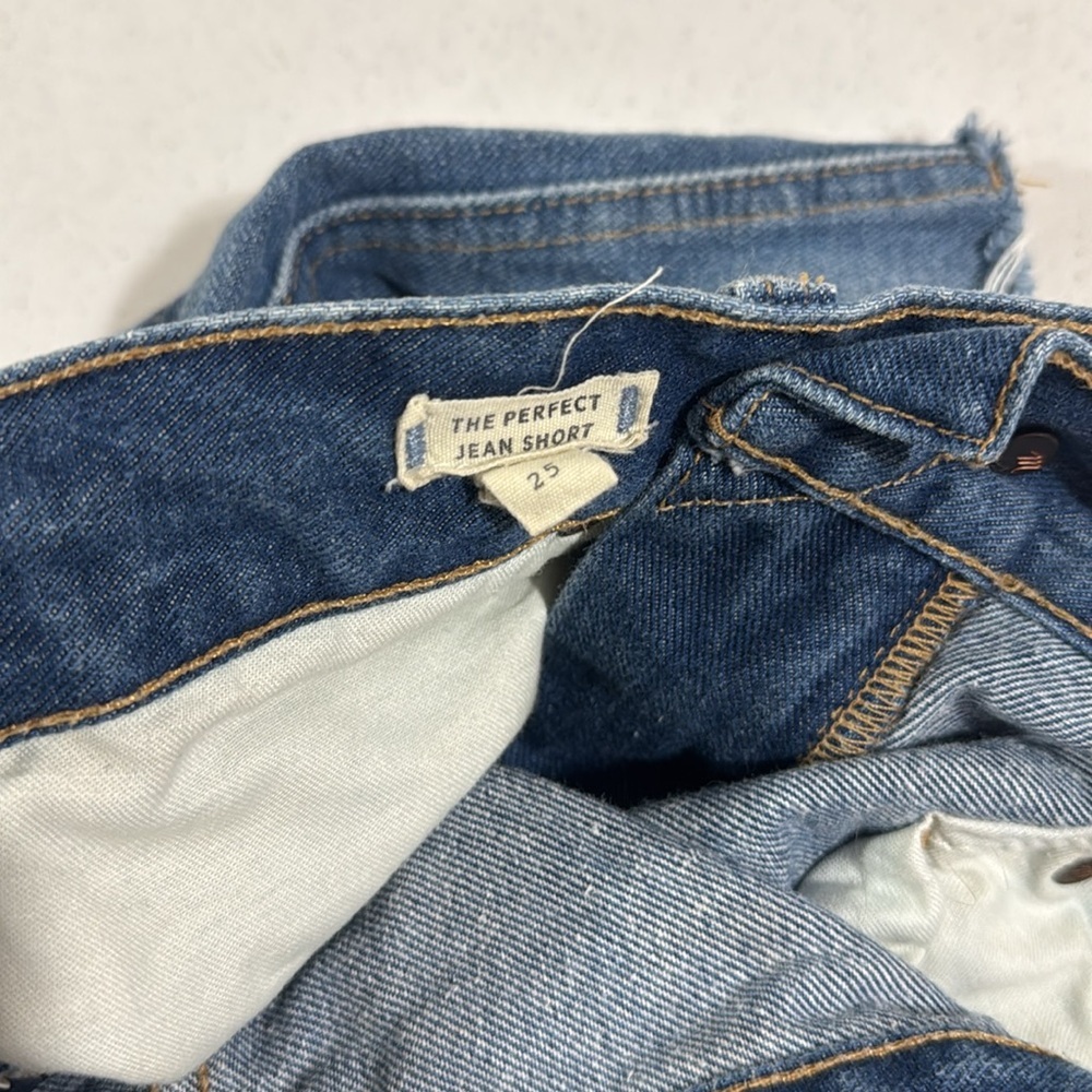 Madewell Perfect Jean Blue Shorts Size 25 Women’s - Picture 4 of 10